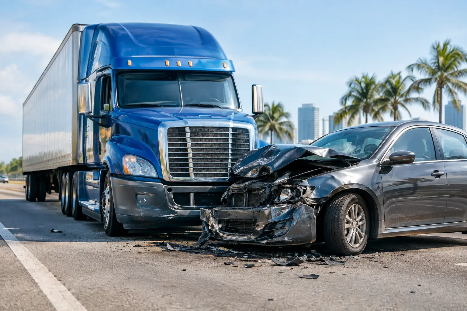 Truck Crash Causes That Put Florida Drivers at Risk